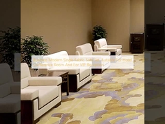 Bộ ghế sofa vải đơn hiện đại, phù hợp cho phòng hội nghị khách sạn và cho tiếp tân VIP