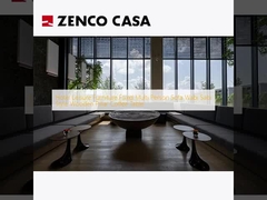 Đồ nội thất khách sạn giải trí cố định nhiều người ghế sofa kiểu Wabi Sabi Cột gỗ bàn cà phê