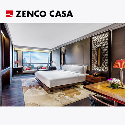 chất lượng  Chinese Style Hotel Bedroom Furniture Set Customizable Size And Color nhà máy