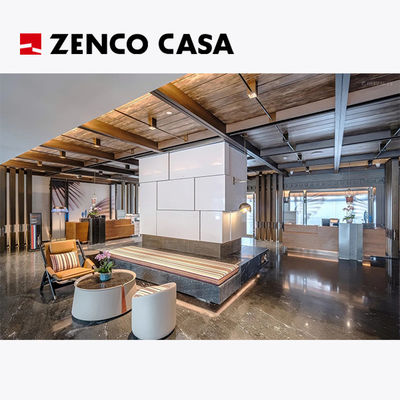 chất lượng  Hotel Lobby Furniture Set Includes Lounge Chairs  Stools  Coffee Table  Sofa Cushions nhà máy