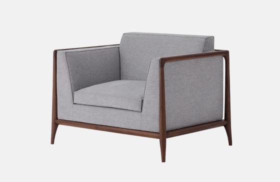 Ghế sofa vải đương đại ISO14001 Ghế sofa đơn sang trọng