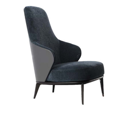 Ghế sofa lưng cao hiện đại Ghế phòng chờ phương Đông chống mài mòn 68 * 79 * 100cm ODM