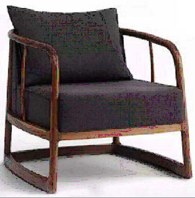 Ghế bành vải cổ điển hiện đại tùy chỉnh cho phòng khách 60 * 63 * 75cm Chống trầy xước