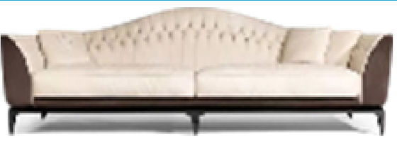 Phòng chờ công thái học đầy phong cách Sofa màu be Ghế dài màu trắng Phòng khách chống mài mòn