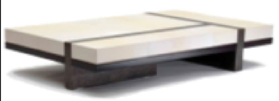 Bàn cà phê bằng đá cẩm thạch hiện đại 130 * 70 * 45cm Bộ nội thất phòng ngủ khách sạn ISO14001