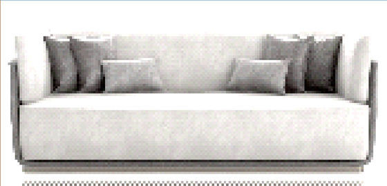 Upholstery Ghế dài thoải mái sâu Upholstery Hotel Lobby Couch Sofa Thân thiện với da