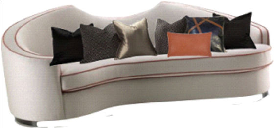 Sofa phong cách khách sạn OEM ODM Sofa thoải mái cho phòng khách 230 * 98 * 90cm