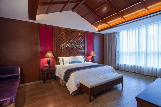 Nội thất Đông Nam Á đã xử lý bằng thuốc diệt côn trùng King Size Queen Size Nội thất cổ điển mới Bộ phòng ngủ
