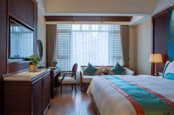 Nội thất Đông Nam Á đã xử lý bằng thuốc diệt côn trùng King Size Queen Size Nội thất cổ điển mới Bộ phòng ngủ