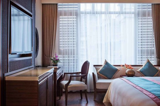 Nội thất Đông Nam Á đã xử lý bằng thuốc diệt côn trùng King Size Queen Size Nội thất cổ điển mới Bộ phòng ngủ