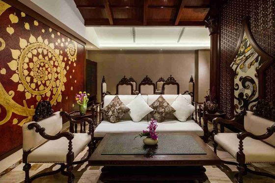 ISO14001 Nội thất phòng ngủ theo phong cách cổ điển Bộ ghế sofa phòng khách chống bụi