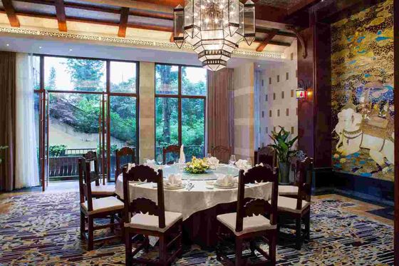 Nội thất Gleville Đông Nam Á Resort Bộ phòng ăn bằng gỗ tùy chỉnh