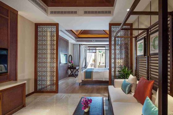 Nội thất Gleville Đông Nam Á Resort Bộ phòng ăn bằng gỗ tùy chỉnh