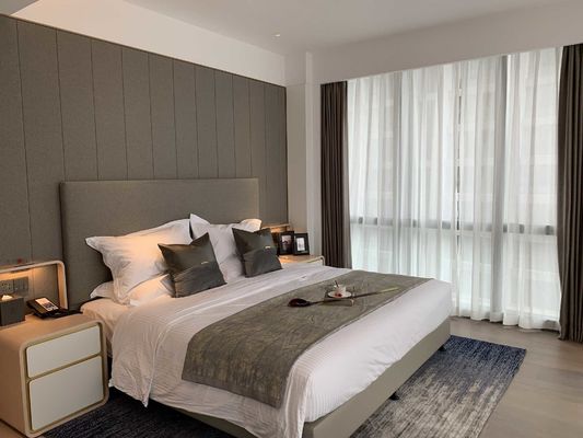 Bộ đồ nội thất bằng gỗ đặc ASCOTT Bộ phòng khách cho căn hộ ODM