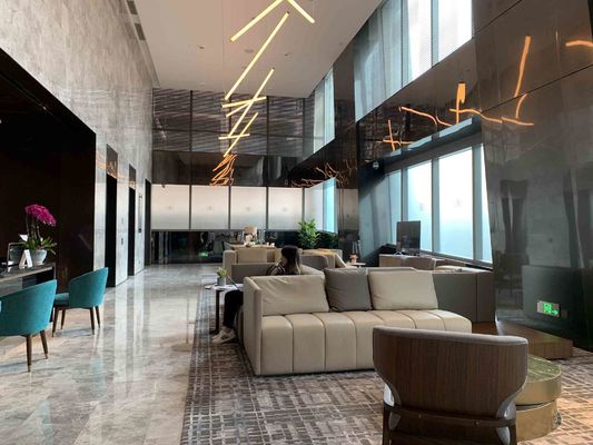 Bộ đồ nội thất bằng gỗ đặc ASCOTT Bộ phòng khách cho căn hộ ODM