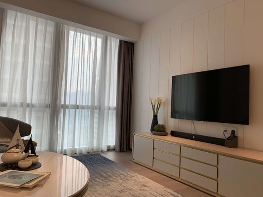 Bộ đồ nội thất bằng gỗ đặc ASCOTT Bộ phòng khách cho căn hộ ODM