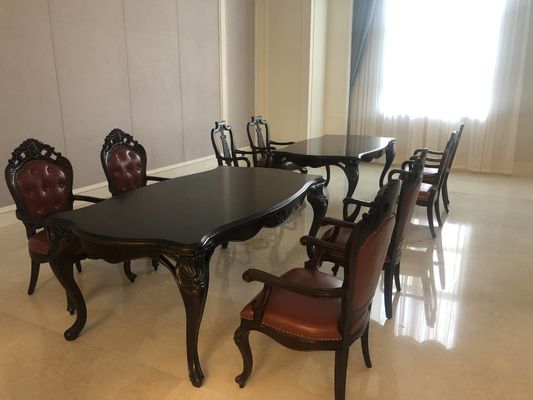 Khách sạn 5 sao Khách sạn quốc tế Bộ bàn ăn tùy chỉnh Bộ ghế sofa tùy chỉnh chống thấm nước