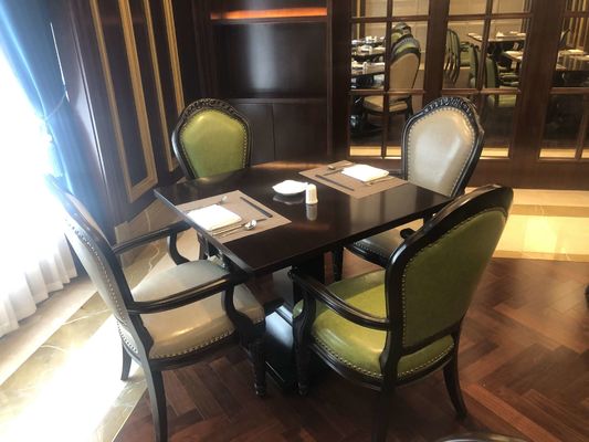 Khách sạn 5 sao Khách sạn quốc tế Bộ bàn ăn tùy chỉnh Bộ ghế sofa tùy chỉnh chống thấm nước