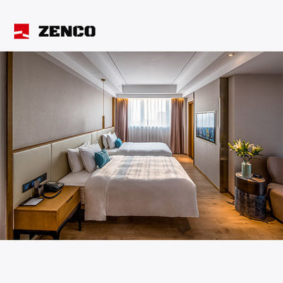 Bộ đồ nội thất phòng ngủ khách sạn theo phong cách hiện đại, kích thước 1500 * 2000 * 300mm