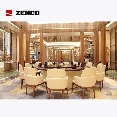 Bộ đồ nội thất nhà hàng khách sạn được làm bằng gỗ tro rắn với bàn ăn điện