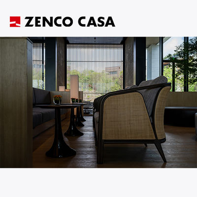 Khách sạn đồ nội thất giải trí cố định nhiều người ghế sofa Rattan Elements ghế khách ghế khách kiểu hiện đại bàn cà phê