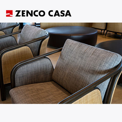 Khách sạn đồ nội thất giải trí cố định nhiều người ghế sofa Rattan Elements ghế khách ghế khách kiểu hiện đại bàn cà phê