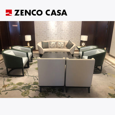 Phong cách hiện đại Phòng khách sạn Bộ đồ nội thất giải trí bao gồm ghế sofa Ghế giải trí Bàn cafe