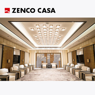 Bộ đồ nội thất phòng khách sạn VIP bao gồm một chiếc ghế trắng và một bàn cà phê bằng gỗ rắn