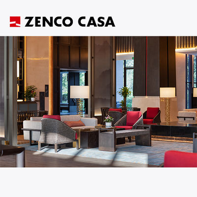 Đồ nội thất sảnh khách sạn theo phong cách Trung Quốc bao gồm ghế sofa và ghế dài vv