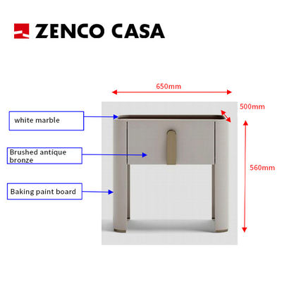Đồ nội thất phòng ngủ khách sạn Custom Sets For Business People With Bed Box 1830*2030*300mm