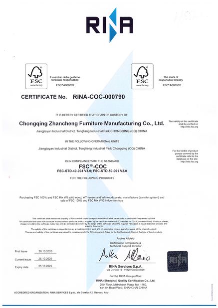 Trung Quốc ZENCO Chứng chỉ